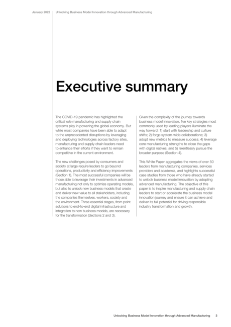 世界经济论坛(WEF):2022年先进制造业商业模式创新调查报告(英文版)
